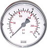 Manometer waagerecht - Kunststoffgehäuse