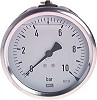 Manometer waagerecht - Glyzerinfüllung