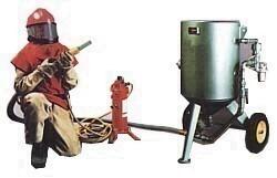 Komplettstrahlsystem mit 60 Liter Kessel