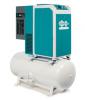 Schraubenkompressor mit Behälter und angebautem Kältetrockner - 0,24m&sup3; bis 2,24m&sup3; - 3,0 bis 15,0 kW - bis PN 15 bar