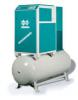 Schraubenkompressor RSDF mit Druckbehälter, Frequenzregelung und Vorsatzfiltergitter - 0,09m&sup3; bis 2,24m&sup3; - bis 15,0 kW und PN 15 bar