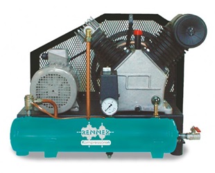Industriekolbenkompressor - 2,2 bis 11,0 kW - bis 1290 l/min - Höchstdruck 15 bar