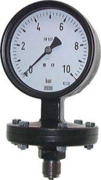 Plattenfedermanometer - Robustausführung - Ø 100 mm