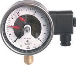 Kontaktmanometer senkrecht - Ø 160 mm - Klasse 1,0 - Chromnickelstahl / Messing