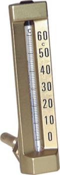 Maschinen-Glasthermometer waagerecht - Höhe 150 mm