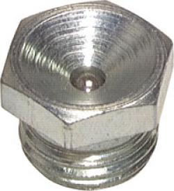 Gerade Trichterschmiernippel - Stahl verzinkt oder Edelstahl - DIN 3405 A