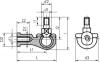 Gelenkköpfe 90° - für Kleinzylinder ISO 6432