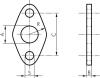 Flanschbefestigungen - für Kleinzylinder Iso 6432