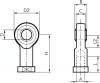 Gelenkköpfe für Zylinder ISO 15552
