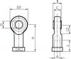 Gelenkköpfe aus Kunststoff - für Zylinder ISO 15552