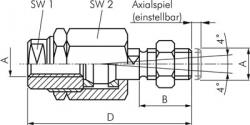 Flexokupplungen - für Zylinder ISO 15552