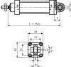 Schwenkbefestigungen sphärische Lasche - für Zylinder ISO 15552