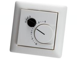 Unterputztemperaturfühler mit Potentiometer und Drehschalter - Messbereich -30 bis +60°C