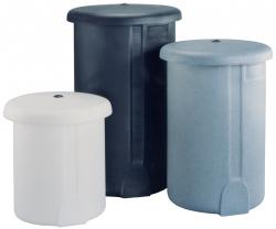 Zylindrischer Behälter mit Stülpdeckel - bis 1000 Liter