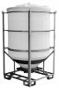 Zylindrischer Behälter mit Schraubdeckel in Stahlgestell - 77 bis 320 Liter